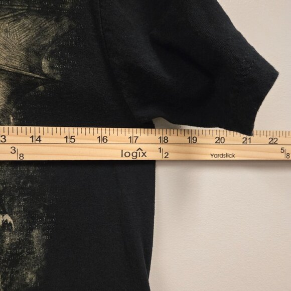 Avenged Sevenfold Y2K 2013 Licensed Winged Skeleton Black Graphic Tee - Picture 7 of 8